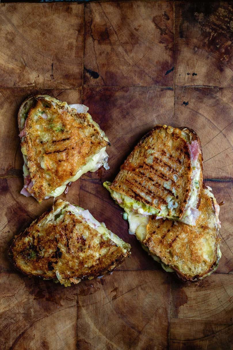 DEBORAH CHAIT & ANDY TSE 4&20 BAKERY GRILLED HAM & CHEESE SANDWICH DEBORAH CHAIT & ANDY TSE 4&20 BAKERY GRILLED HAM & CHEESE SANDWICH