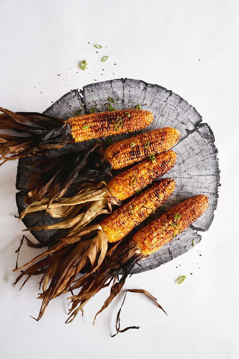 CHILLI-SPIKED GRILLED CORN CHILLI-SPIKED GRILLED CORN