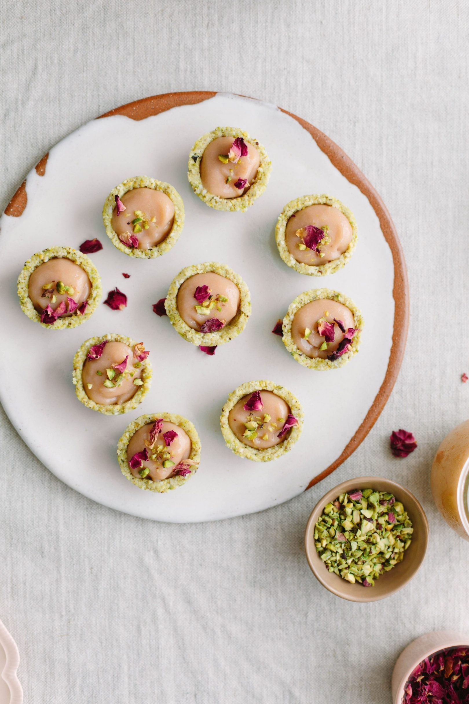 Rhubarb & Rose Curd Tarts Rhubarb & Rose Curd Tarts