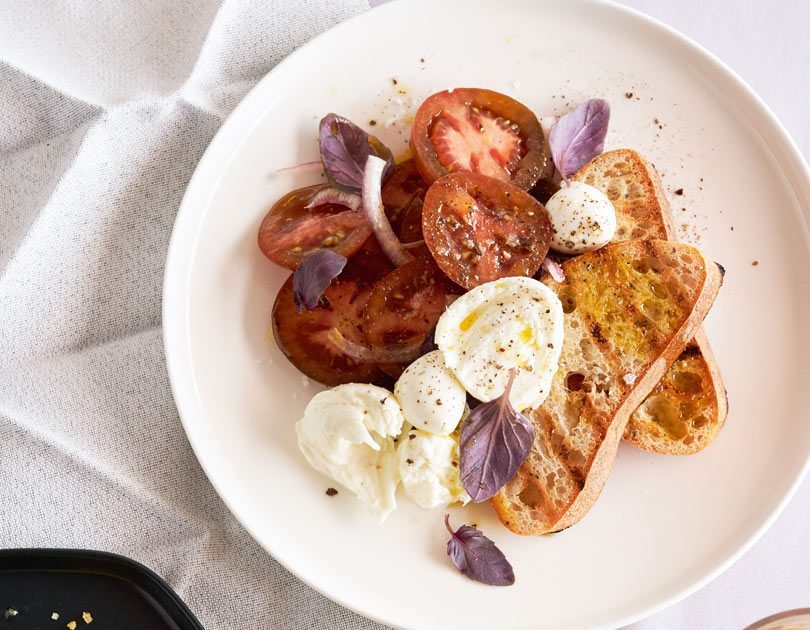 Purple Tomato & Basil Salad Purple Tomato & Basil Salad