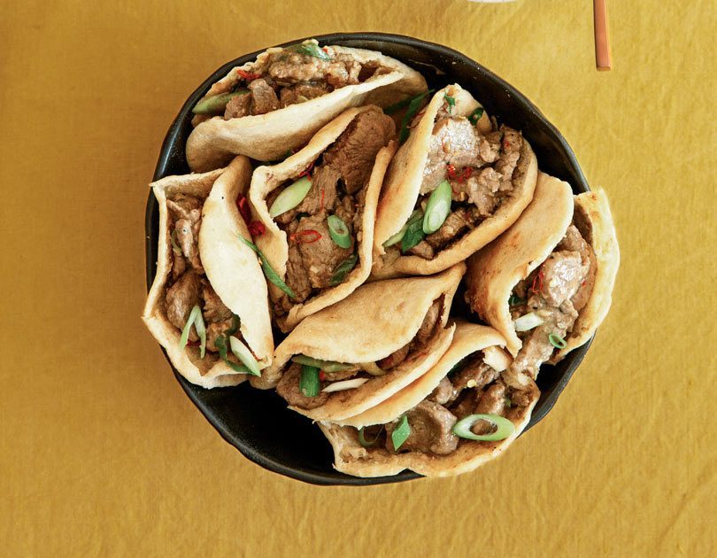 Xi’an-Style Cumin Lamb Pita Breads