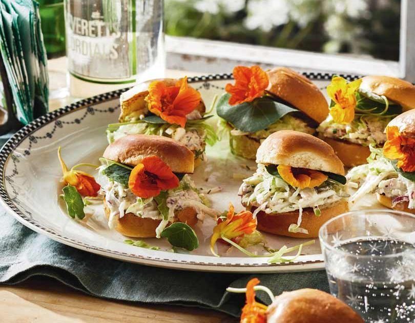 Crab & Nasturtium Sandwiches