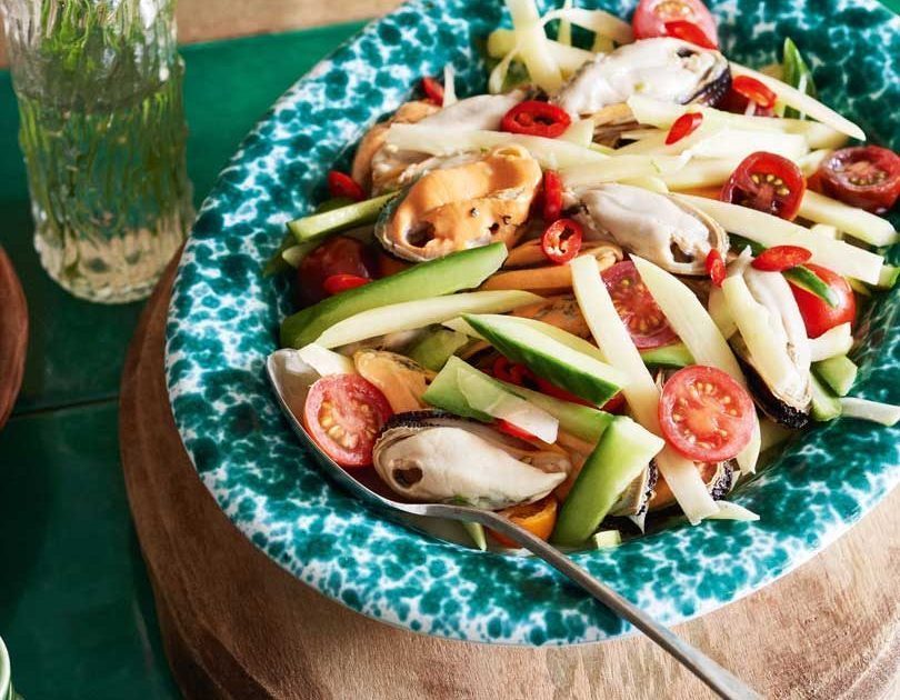 Coconut Mussel Salad