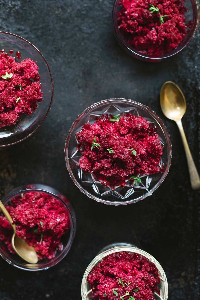 Blueberry & Thyme Granita Blueberry & Thyme Granita
