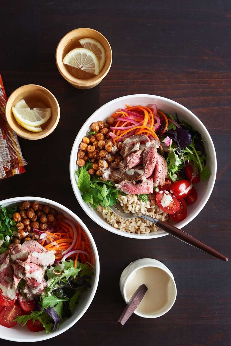 Lamb & Spiced Chickpea Salad Bowl Lamb & Spiced Chickpea Salad Bowl