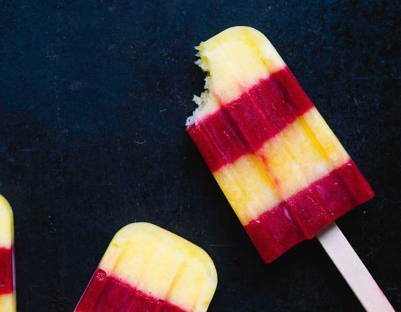 Pineapple, Lemongrass & Raspberry Ice Blocks