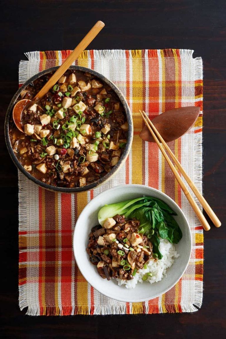Venison & Mushroom Mapo Tofu - Cuisine Magazine - From New Zealand to