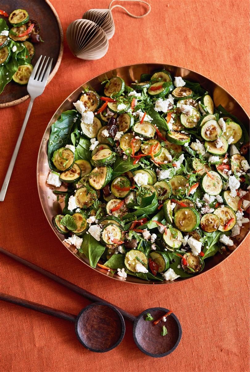 Zucchini, Chilli, Mint & Feta Salad Zucchini, Chilli, Mint & Feta Salad