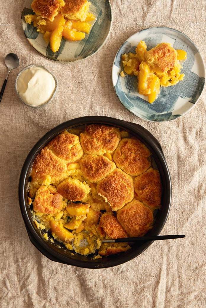 PEACH, GINGER & STAR ANISE COBBLER PEACH, GINGER & STAR ANISE COBBLER