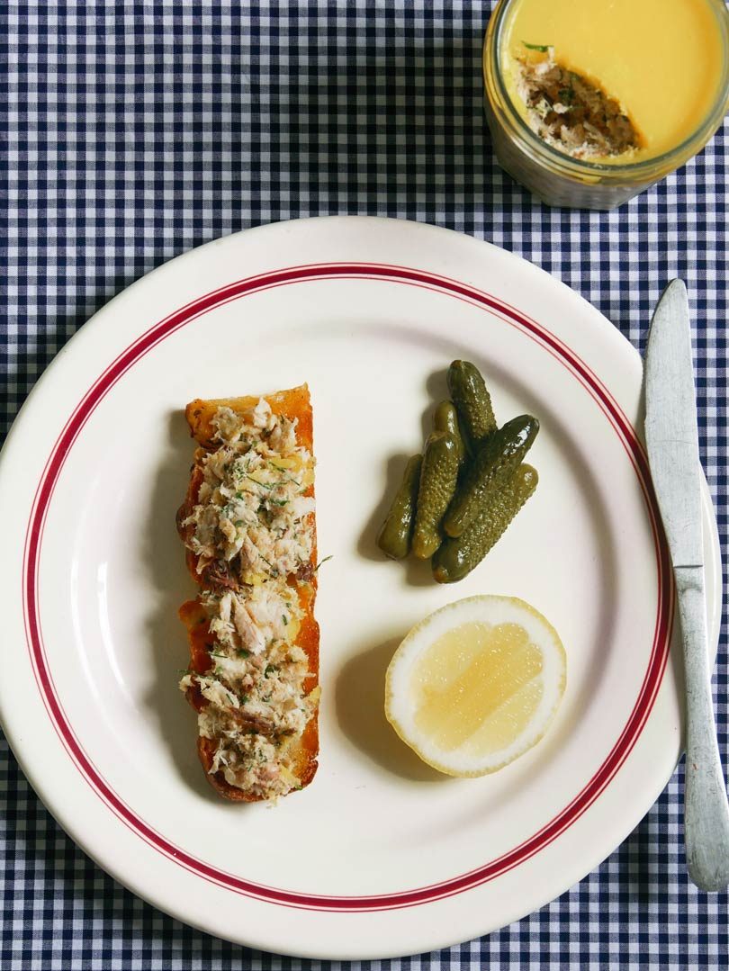 POTTED SMOKED FISH WITH CITRUS BUTTER POTTED SMOKED FISH WITH CITRUS BUTTER