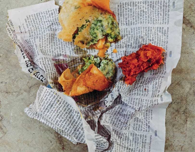 FISH BURIKAS WITH SQUASH HARISSA
