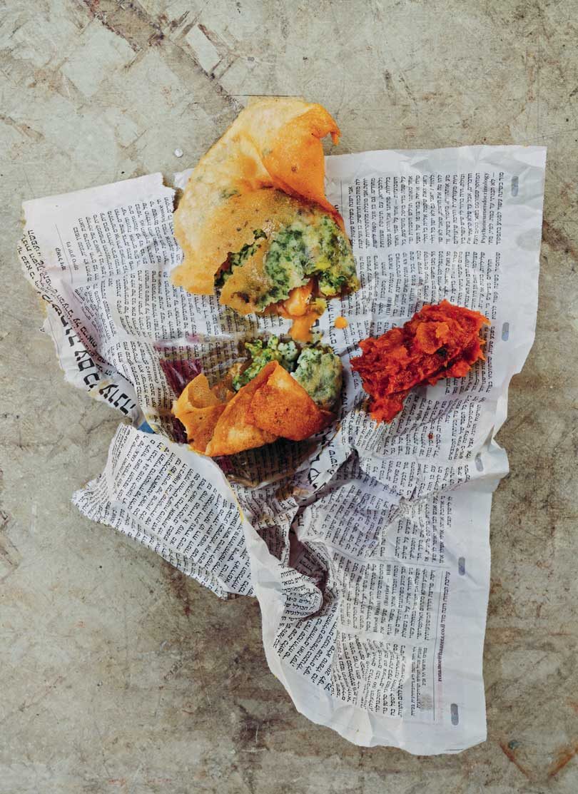 FISH BURIKAS WITH SQUASH HARISSA FISH BURIKAS WITH SQUASH HARISSA