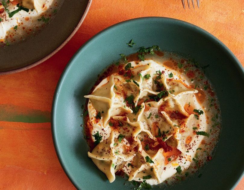 LAMB MANTI WITH YOGHURT & SUMAC
