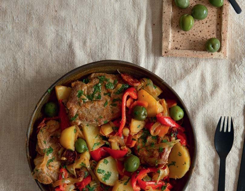 PORK, CHORIZO, POTATO & RED CAPSICUM