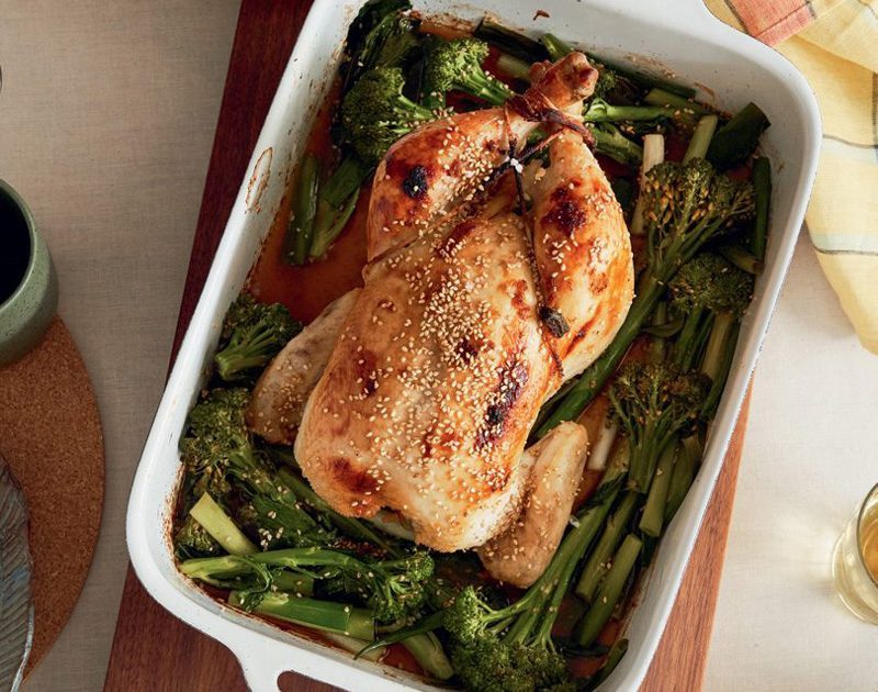 ROASTED MISO GINGER CHICKEN