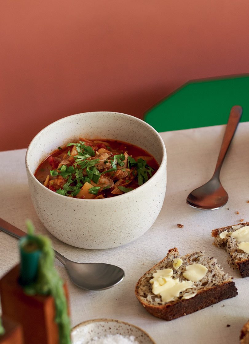 SPICED & SOUR SMOKED FISH CHOWDER SPICED & SOUR SMOKED FISH CHOWDER