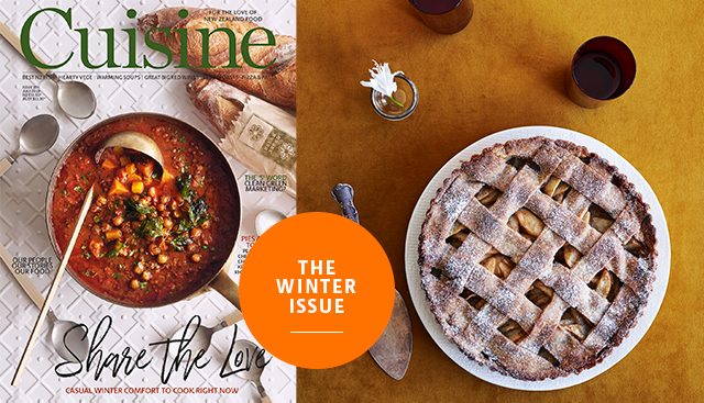 Cuisine magazine cover for Issue 195