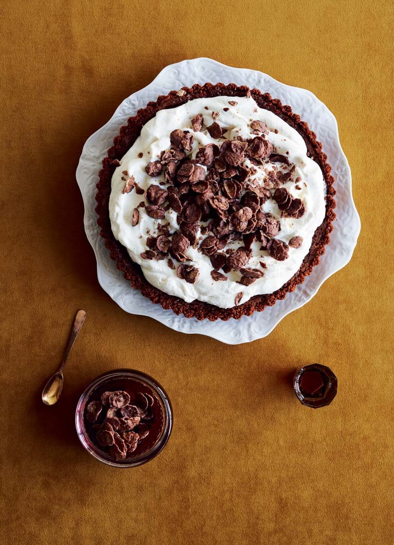 MALTED CHOCOLATE MILKSHAKE PIE MALTED CHOCOLATE MILKSHAKE PIE