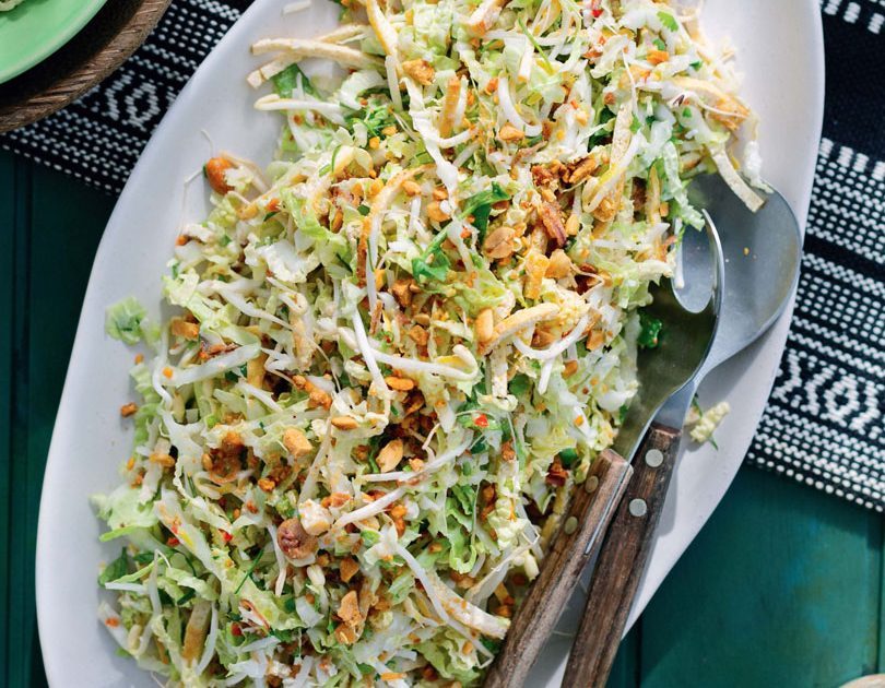 SHREDDED TOFU SALAD WITH LEMONGRASS-COCONUT DRESSING