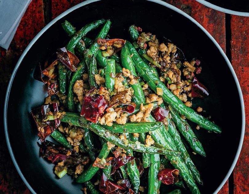 SICHUAN DRY-FRIED GREEN BEANS