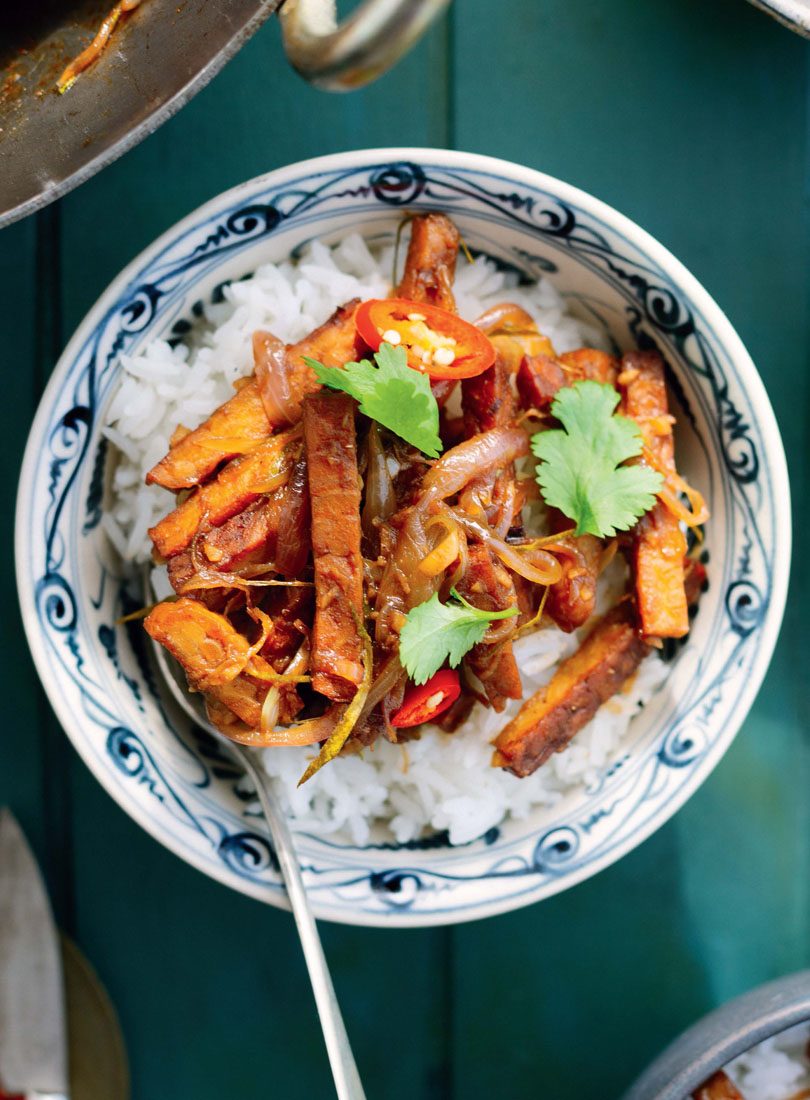 SWEET & SOUR TEMPEH – KERING TEMPE