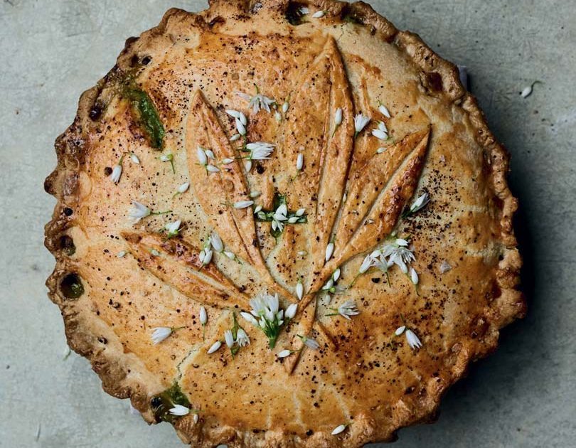 CHICKEN, BUTTERMILK & WILD GARLIC PIE