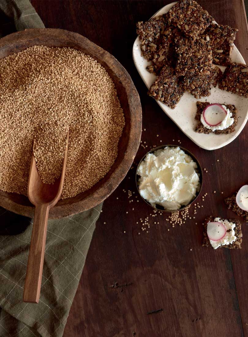 QUINOA CUMIN CRACKERS QUINOA CUMIN CRACKERS