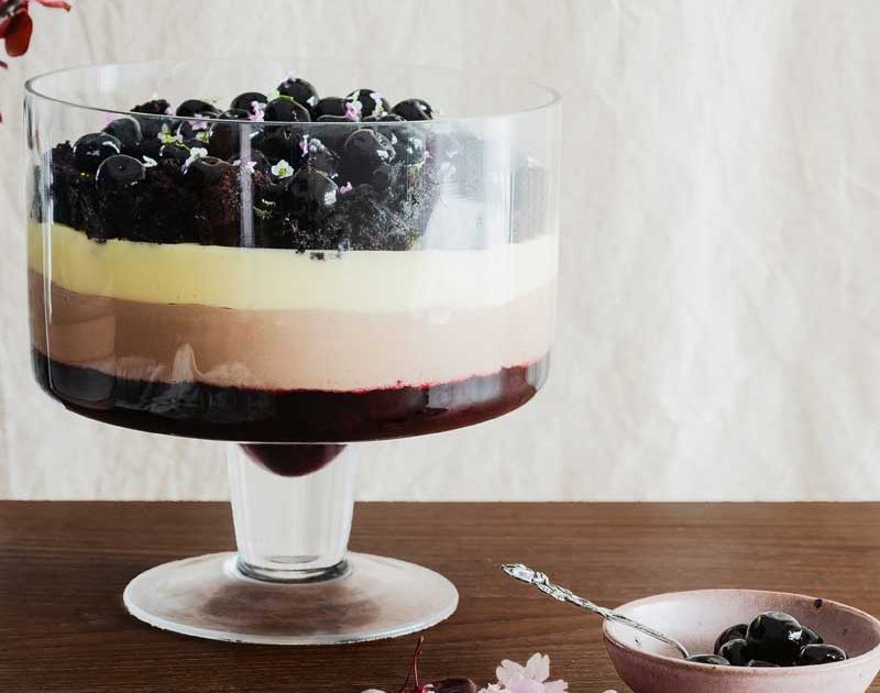 CHERRY CHOCOLATE TRIFLE