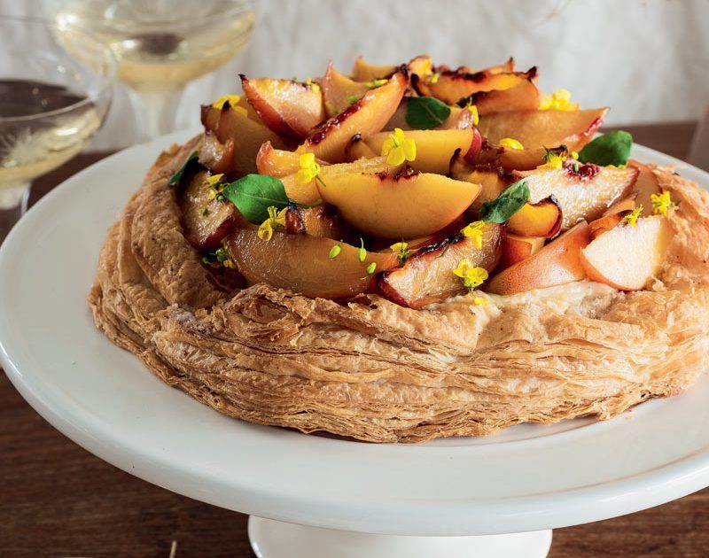 PEACH MILLE FEUILLE