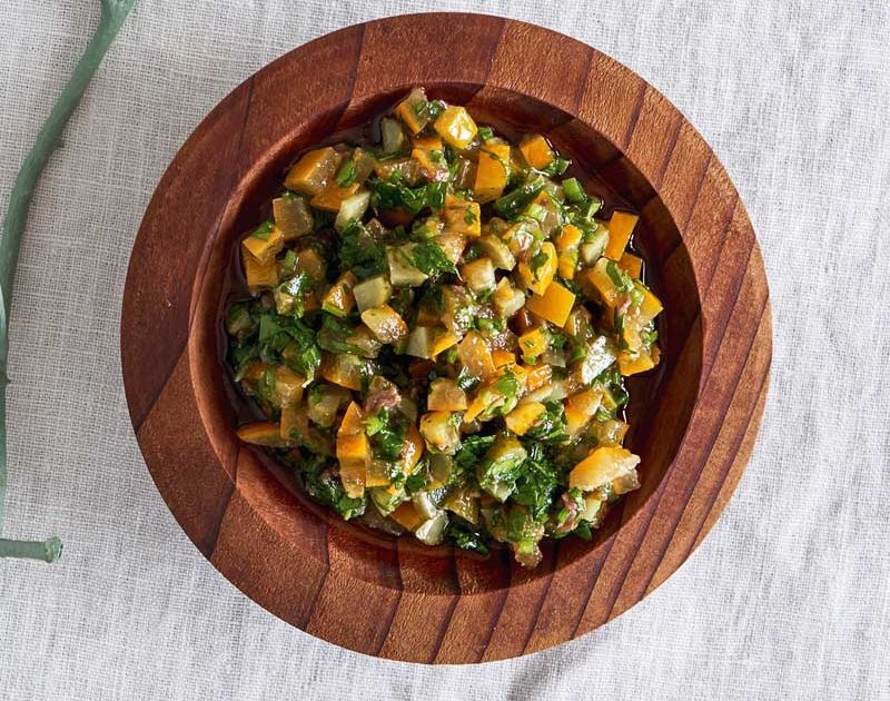PRESERVED LEMON & ANCHOVY SALSA