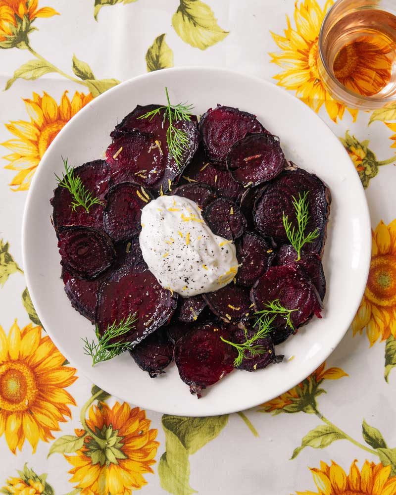 SALT-BAKED BEET & ANCHOVY MAYO ‘VITELLO TONNATO’ SALT-BAKED BEET & ANCHOVY MAYO ‘VITELLO TONNATO’