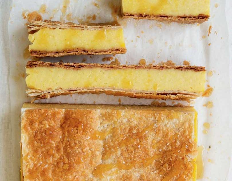 HONEY CUSTARD SQUARES