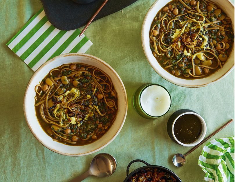 PERSIAN HERB & LEGUME NOODLE SOUP