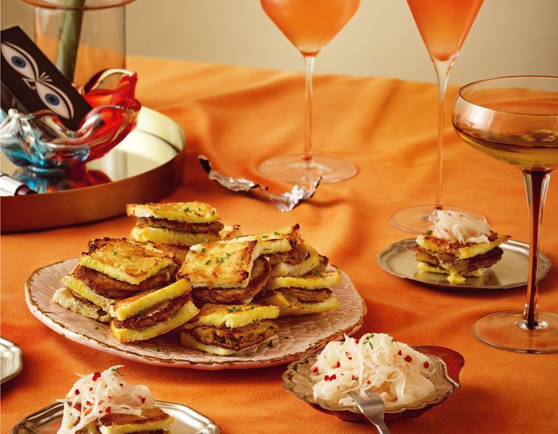 HOT MISO & MUSSEL-FRITTER TOASTIES