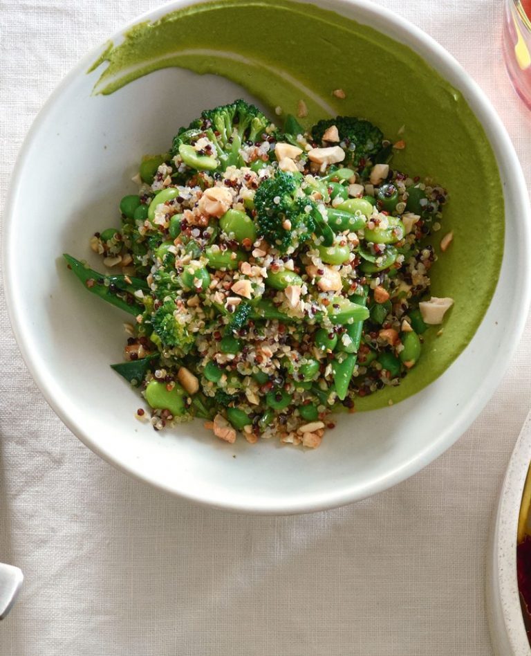 GREEN GODDESS QUINOA SALAD WITH CASHEW NUTS Cuisine Magazine From