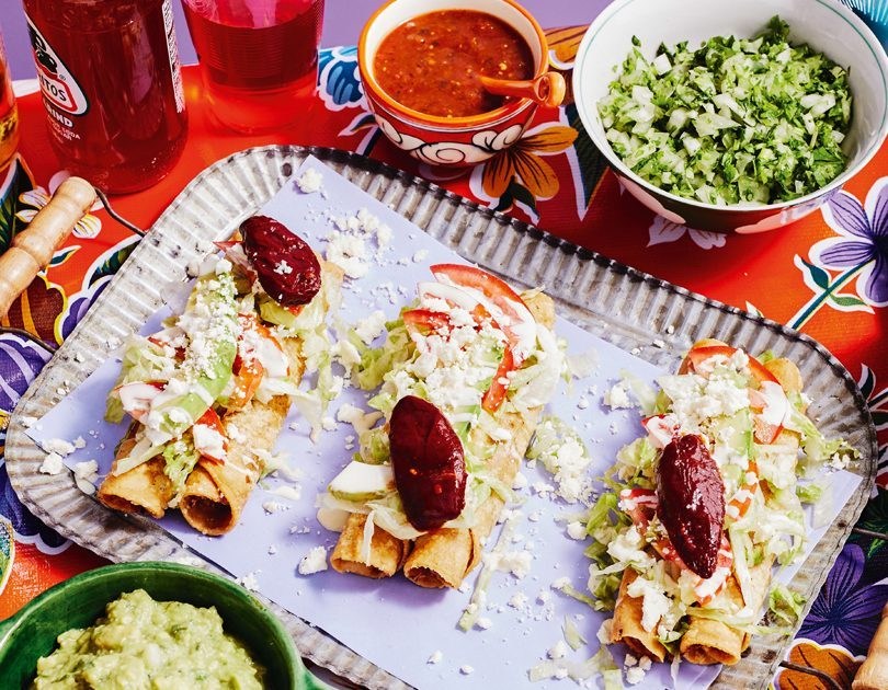 FLAUTAS (ROLLED DEEP-FRIED TACOS)