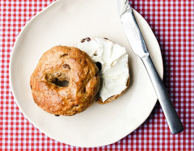 SPICED RAISIN & WALNUT BAGELS