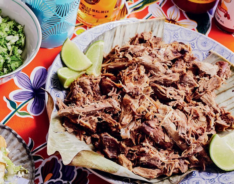 TACOS DE BARBACOA (SLOW-COOKED LAMB TACOS)