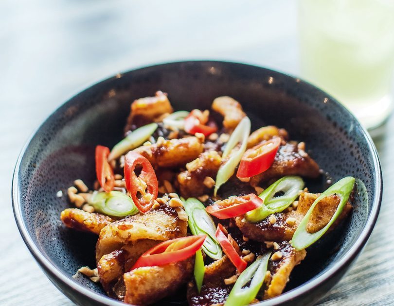 SAUCY BOYS SQUID, XO SAUCE, PEANUT, SPRING ONION & CHILLI