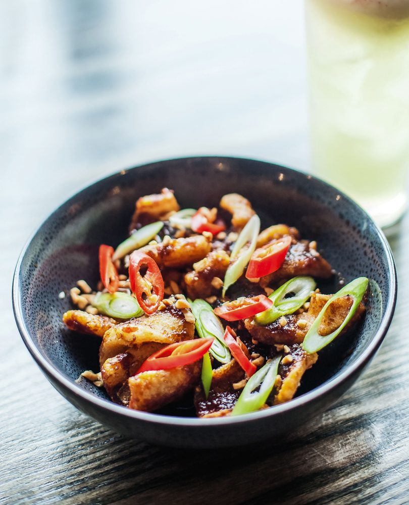 SAUCY BOYS SQUID, XO SAUCE, PEANUT, SPRING ONION & CHILLI