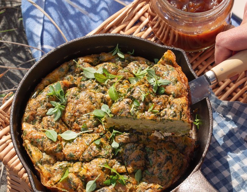 LEEK & HERB FRITTATA
