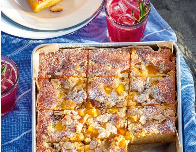 MANGO & LIME CRUMBLE CAKE
