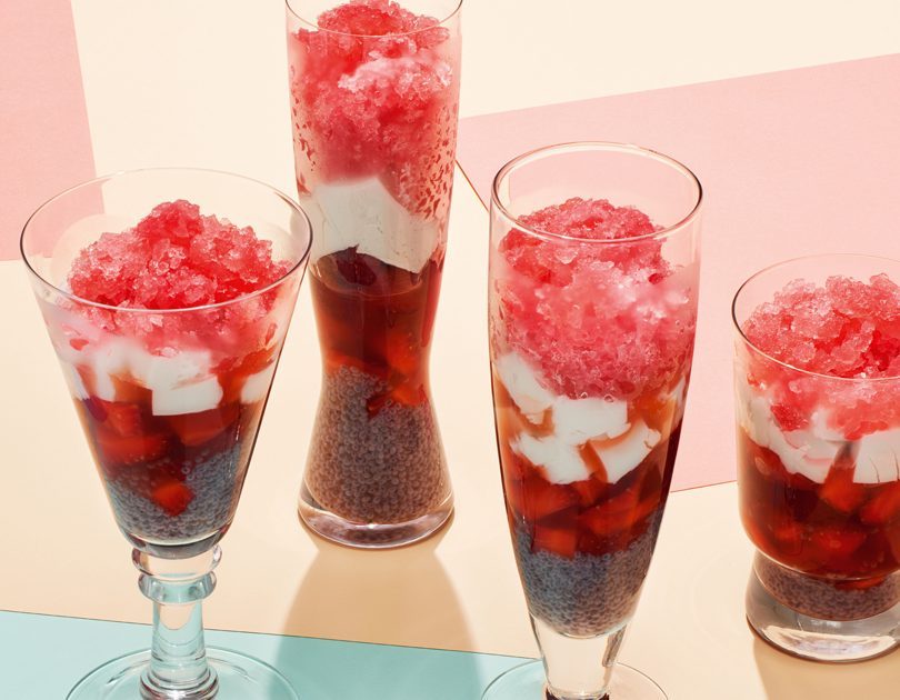 STRAWBERRY, WATERMELON, COCONUT & BASIL BOBA