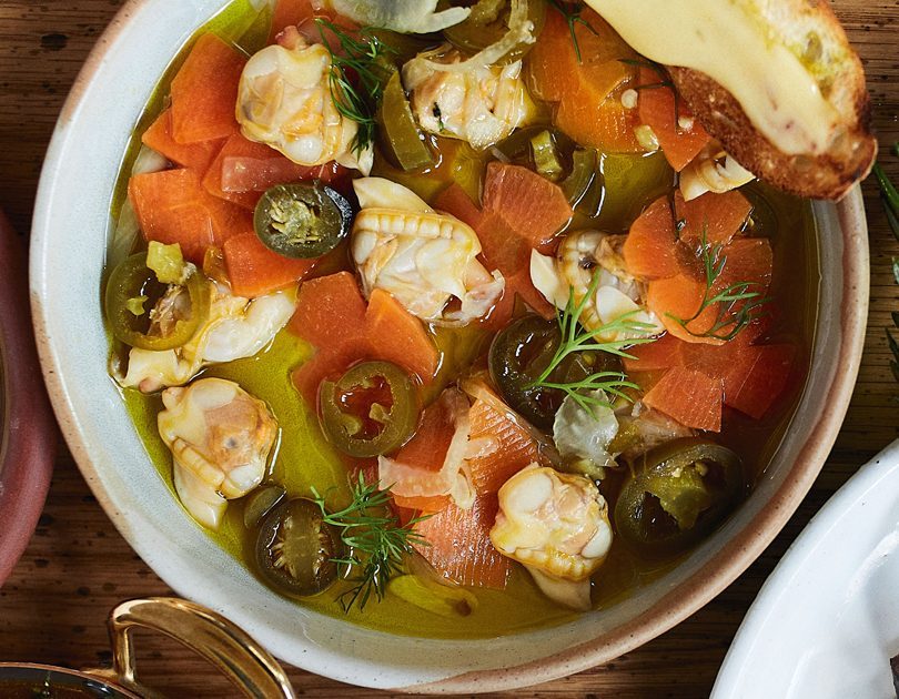 ESCABECHE CLOUDY BAY CLAMS
