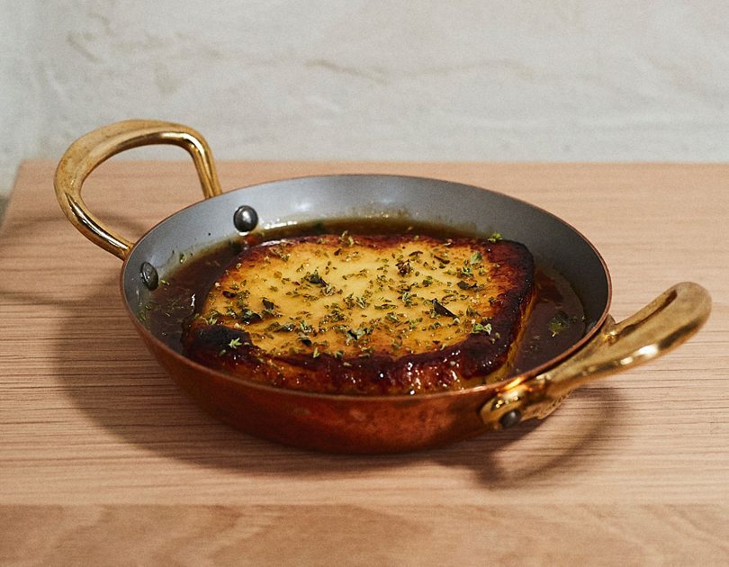 SAGANAKI WITH HONEY & CHILLI
