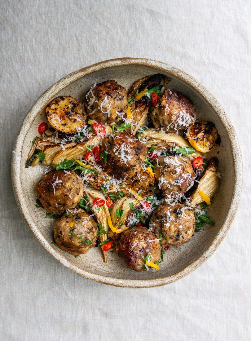 LEMON & FENNEL MEATBALL BAKE - Cuisine Magazine - From New Zealand to ...