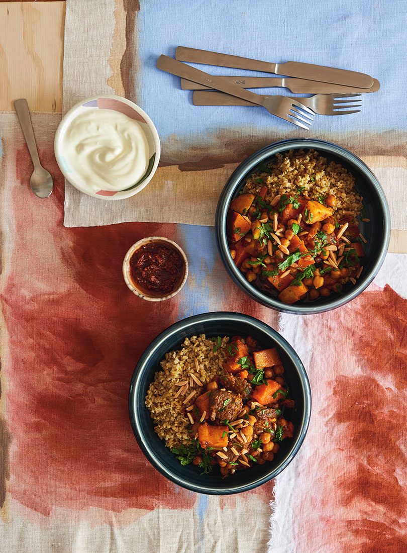 SPICED VENISON TAGINE / CHICKPEA & KŪMARA TAGINE