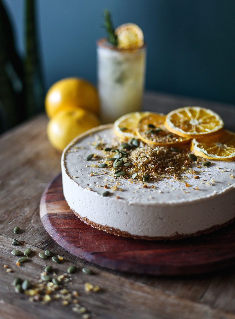 Paloma Cashew Cheesecake With Grapefruit, Tequila - Cuisine Magazine - From New Zealand to the World