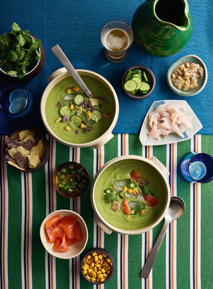 Chilled Avocado, Coriander & Cucumber Soup - Cuisine Magazine - From New Zealand to the World