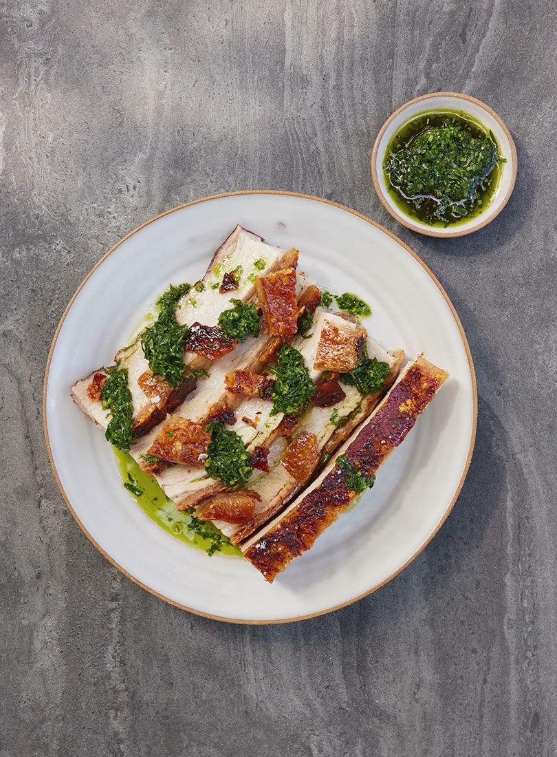 Pork Belly With Chimichurri Cuisine Magazine From New Zealand to